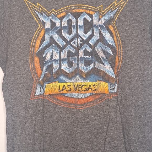 Rock of Ages Las Vegas Musical T-Shirt Hard Rock Heavy Metal Hair Bands Show - Picture 2 of 5